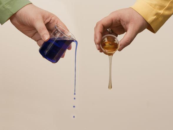 乳化搅拌机中物料流体的粘度