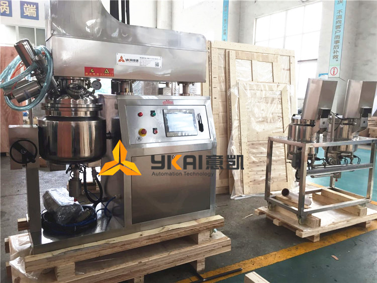 ZJR-30L 非标 PLC中试乳化机带水油锅 (4)