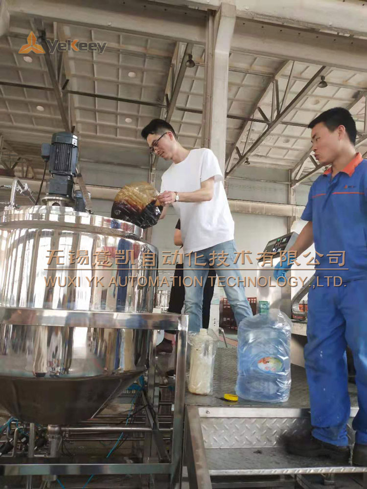MC-100-蛋黄酱生产设备验货试机投料