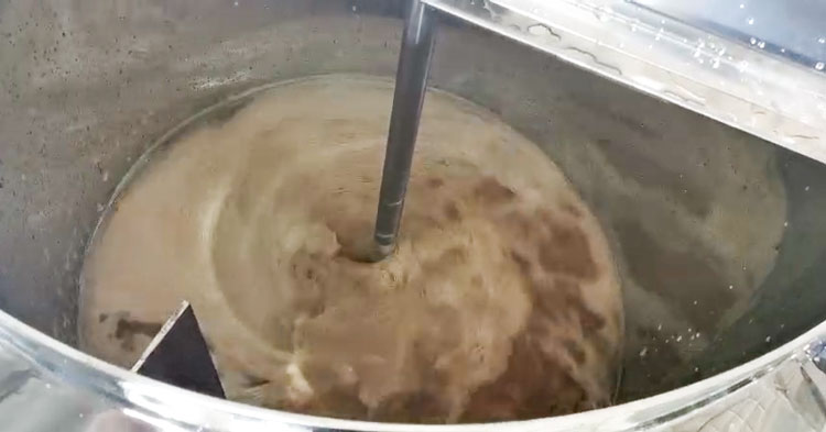 预处理水油锅分散搅拌