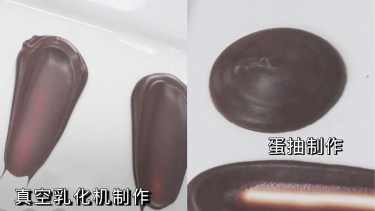 巧克力酱不同设备制作对比